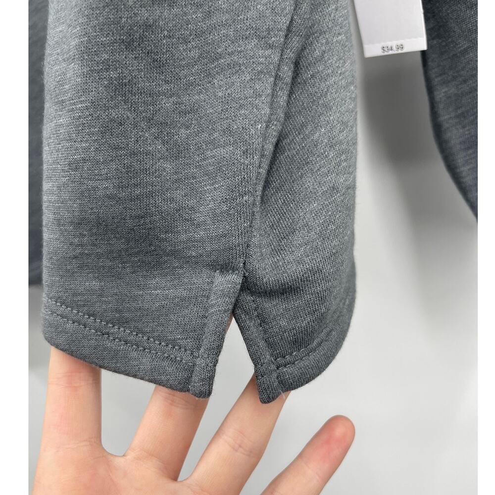 Old Navy Womens Long Sleeve Gray Relaxed Fit Sweatshirt Sweater Pocket XL NEW - Picture 6 of 10
